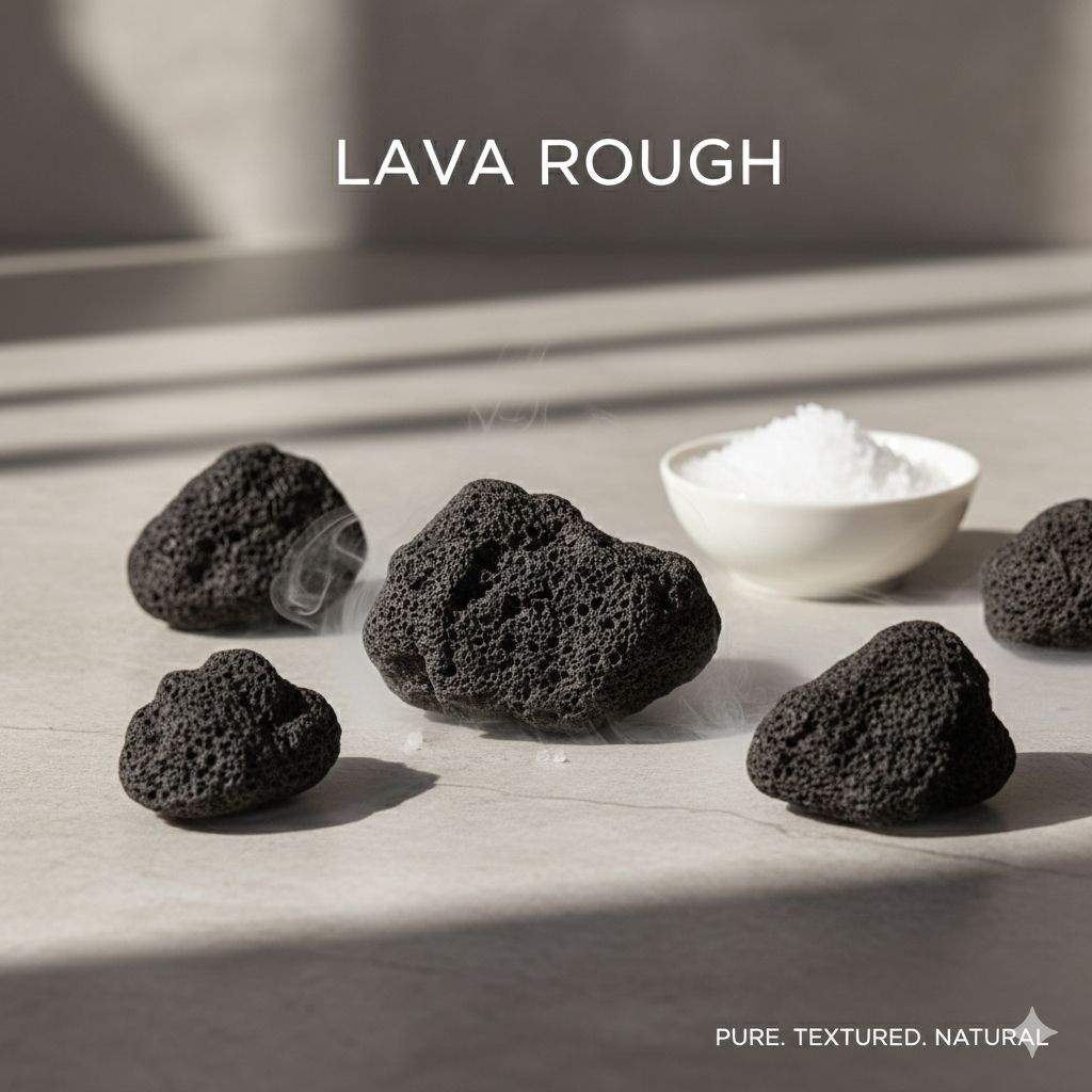 batu akik lava stone natural / rough meteorbumpet