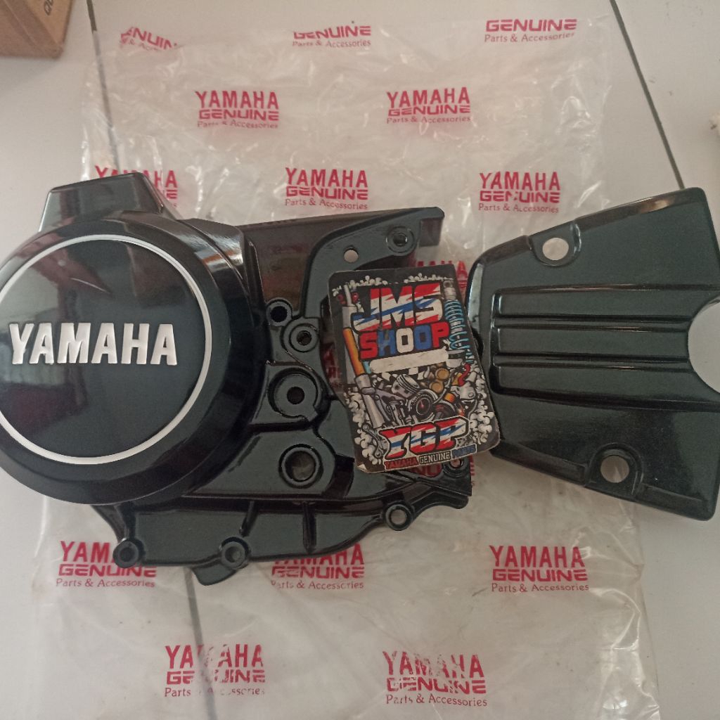 Tutup bak kiri/ blok magnit+ tutup rante depan /tutup mesin depan alfa camp hitam ORIGINAL NOS