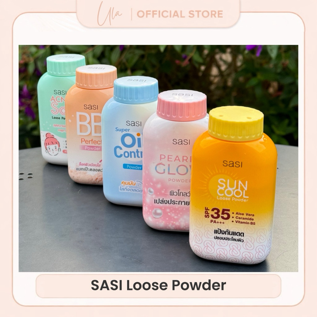 ula — Sasi Loose Powder / Bedak Tabur Oil Control / BB Perfect / Pearly Glow / Sun Cool / Acne Sol /