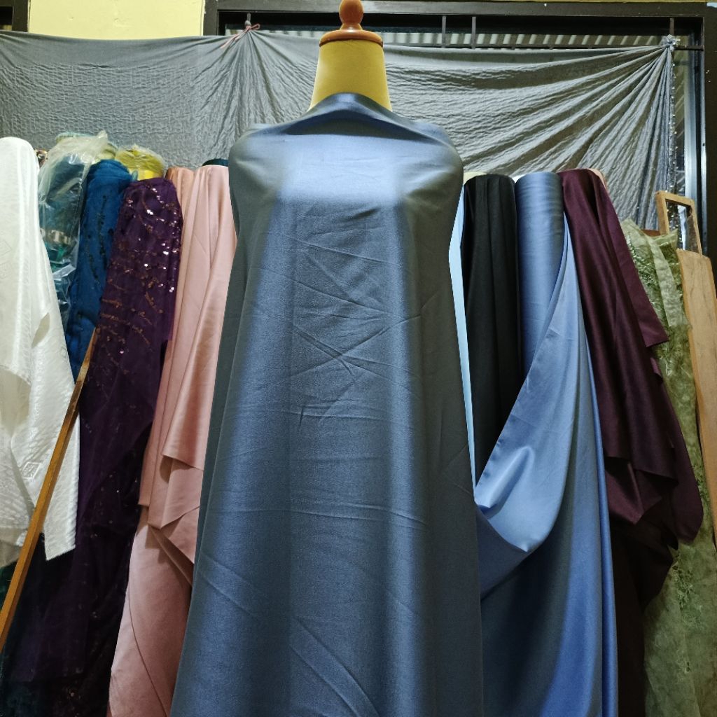 BAHAN/KAIN MAXMARA PREMIUM / KAIN SERAGAM BRIDESMAID / SETENGAH METER