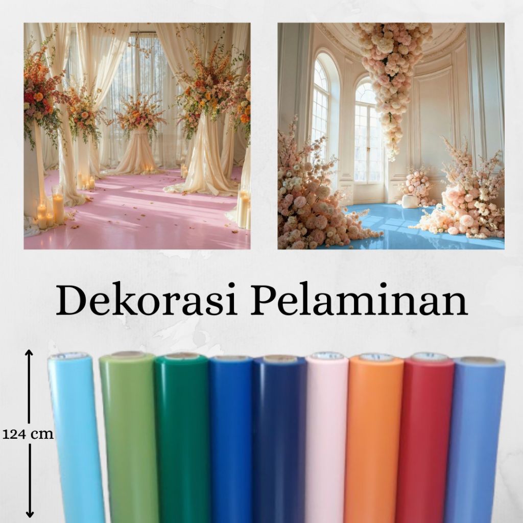 Decosheet dekosit sp polos merk cs pelapis meja lemari tacosheet hpl taco vynil