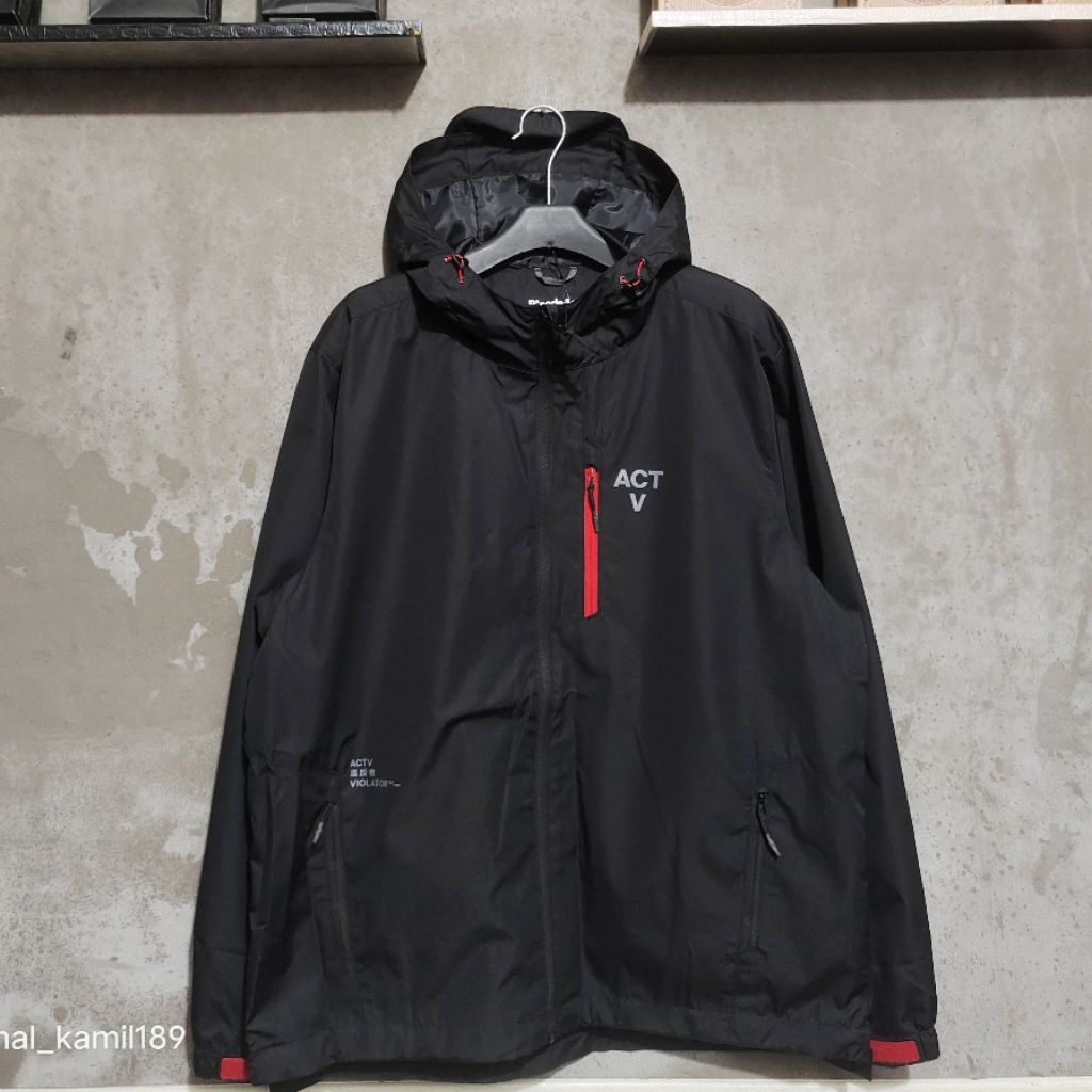 JACKET OUTDOOR BLOODS ACTV WALLACCE BLACK ORIGINAL.