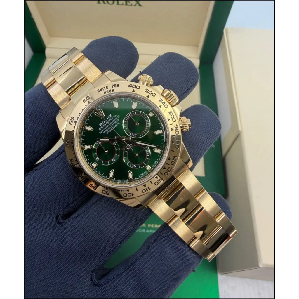 JAM TANGAN RLX DYTN JHON MAYR YELLOW GOLD 40MM