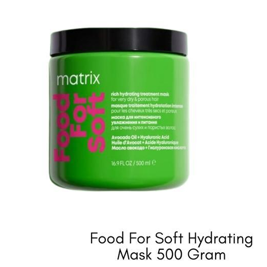 Matrix Food For Soft Rich Hydrating Treatment Mask 500ml- Masker Professional untuk Rambut Kering