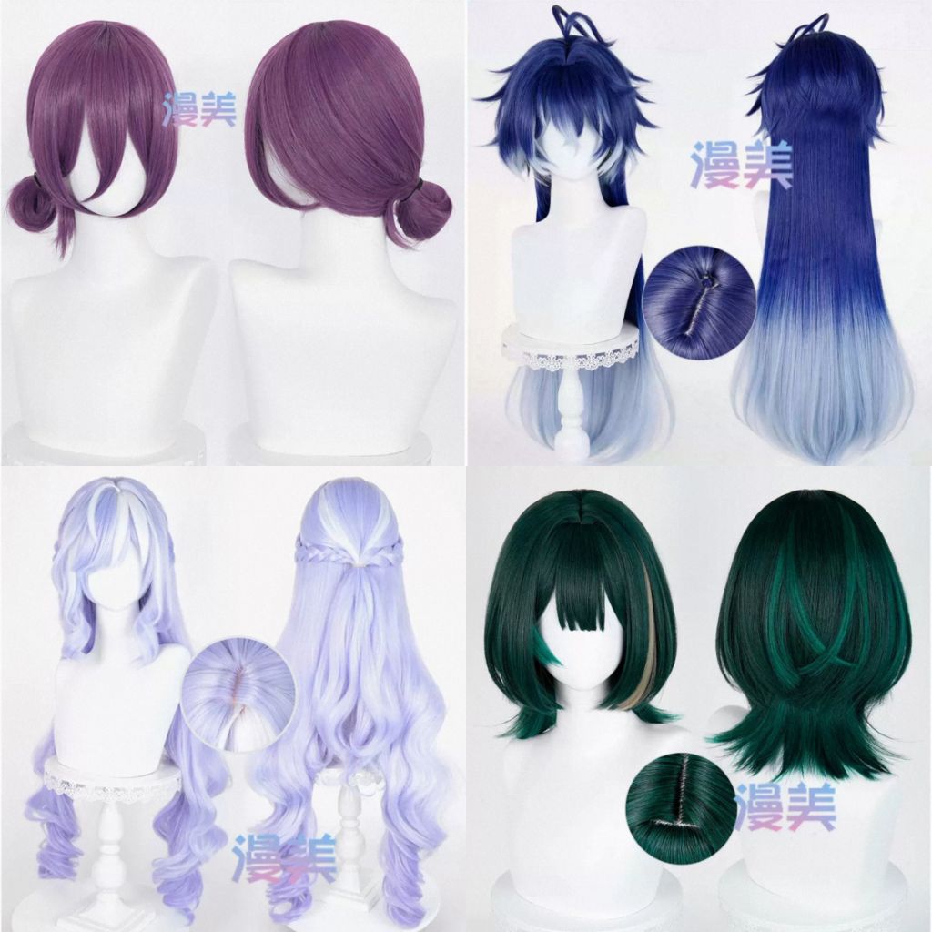 Wig murah baru Reze anime, Flins, Vivian & Nefer brand manmei.