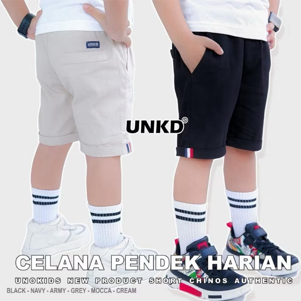 Celana Chinos Anak Premium by UNKD | Celana Chinos Anak Pendek