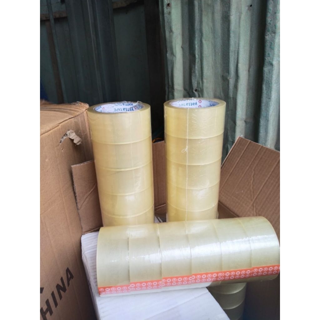 Lakban bening/lakban yatta tape packing