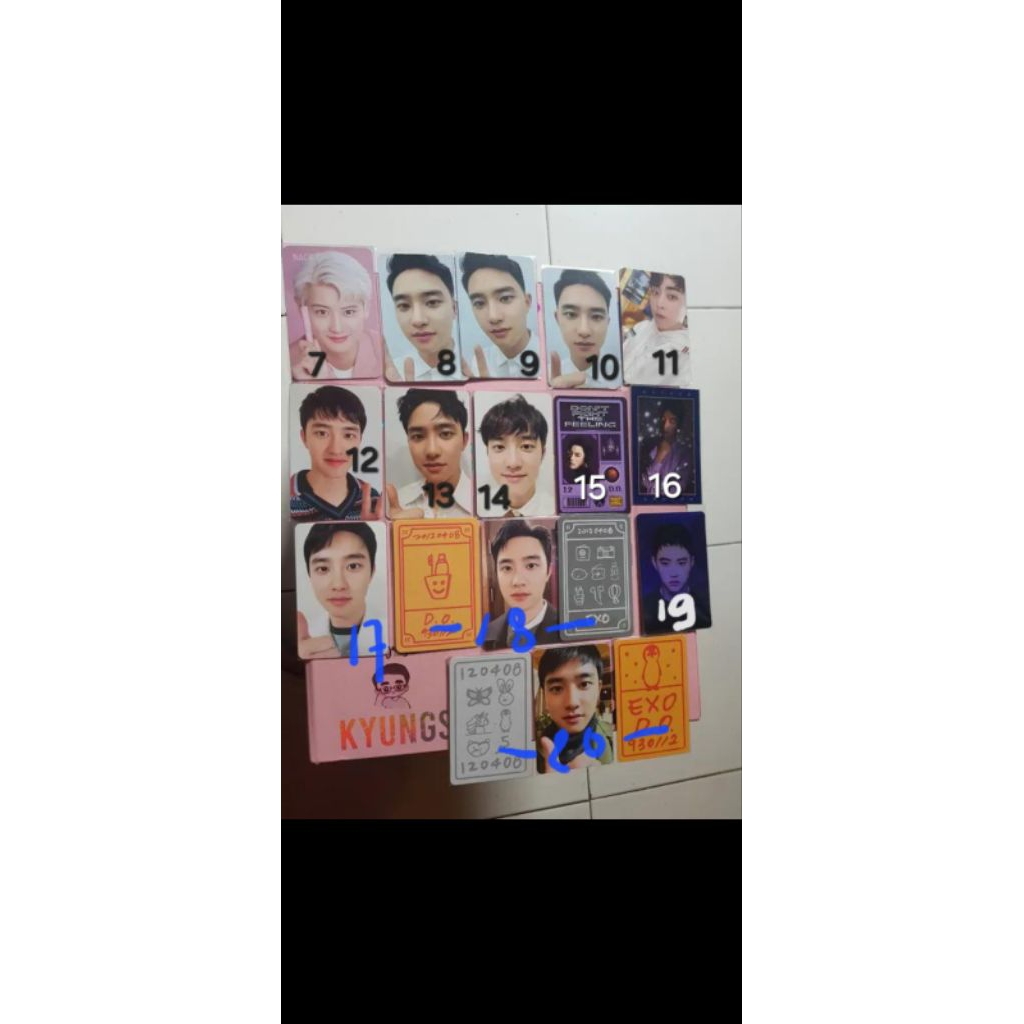 photocard exo kyungsoo