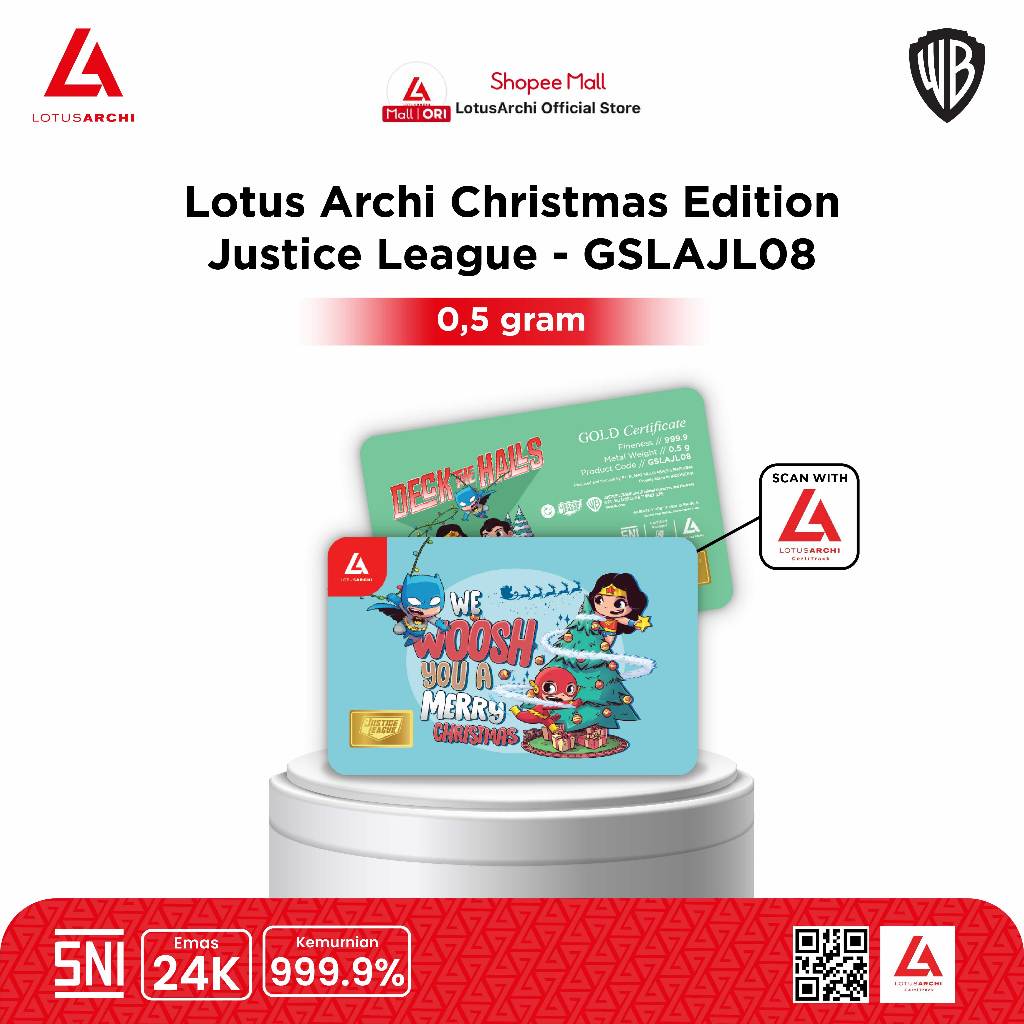 Lotus Archi Christmas Edition Justice League