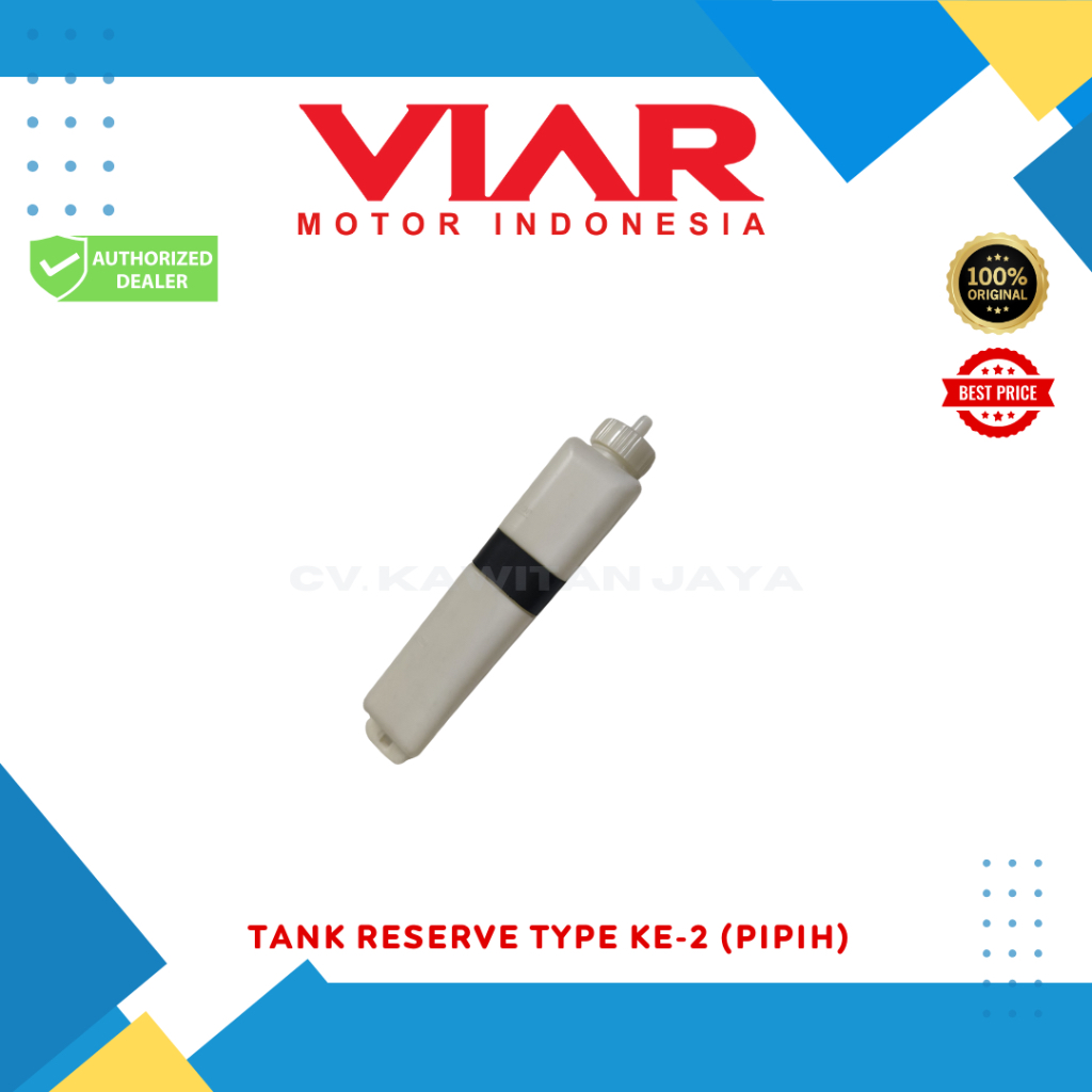 TABUNG/ BOTOL AIR RADIATOR VIAR KARYA | TANK RESERVE TYPE KE-2 (pipih)