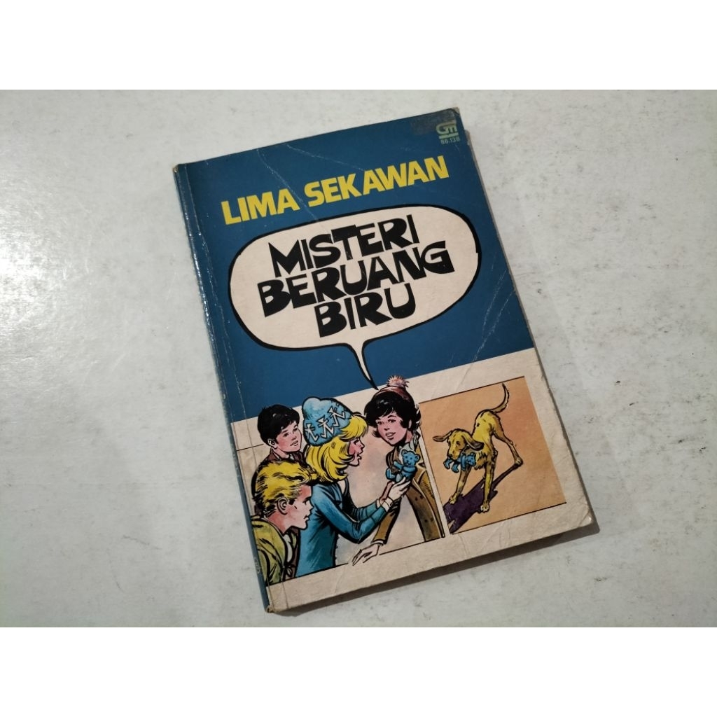 Novel Lima Sekawan Misteri Beruang Biru (knrs), karya Claude Voilier