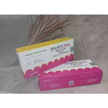 FOLAVIT 400MG FOLIC ACID TABLET