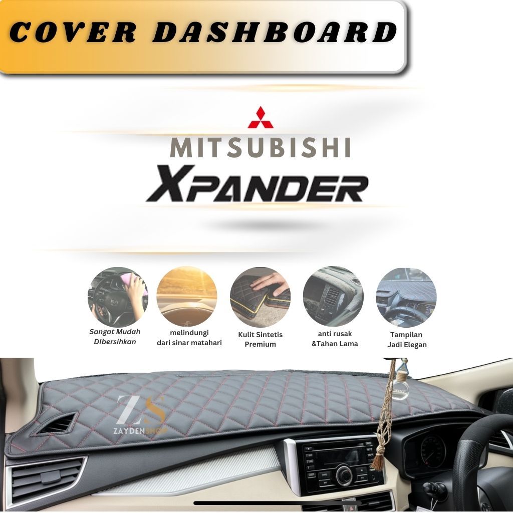 Cover Alas Dashbord Mobil Xpander Berbahan Kulit Sintetis Premium Pelindung dasbord Anti Slip