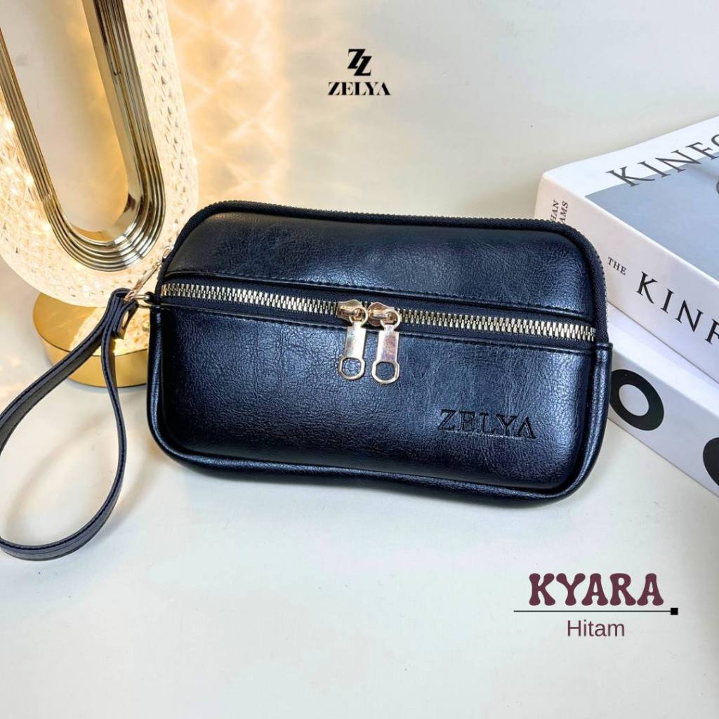 Abynazelya -KYARA DOMPET HP BY ZELYA -Dompet Wanita Dompet 2 Ruang Serbaguna