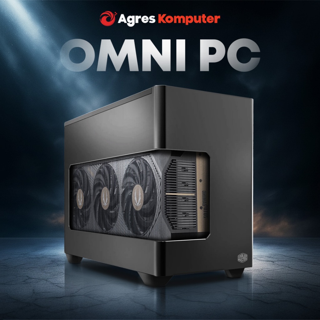 AGRES OMNI PC RYZEN 5 7500F RTX 5070 12G/ 16GB 1TB WIFI+BT RAKITAN MINI GAMING PC ITX