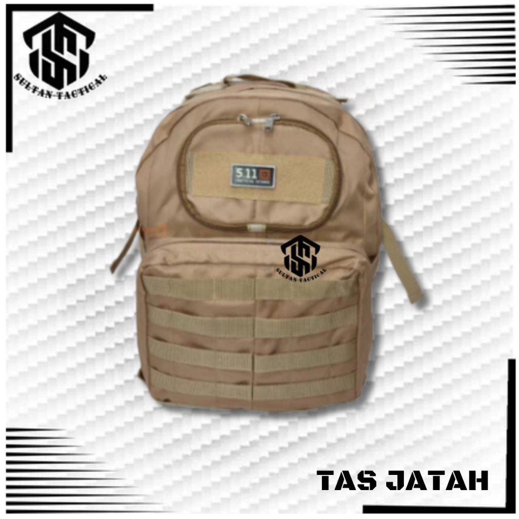 Baru Tas Ransel Jatah TNI Tas Punggung Jatah TNI AD Tas Ransel Pria Tactical Army cream COD