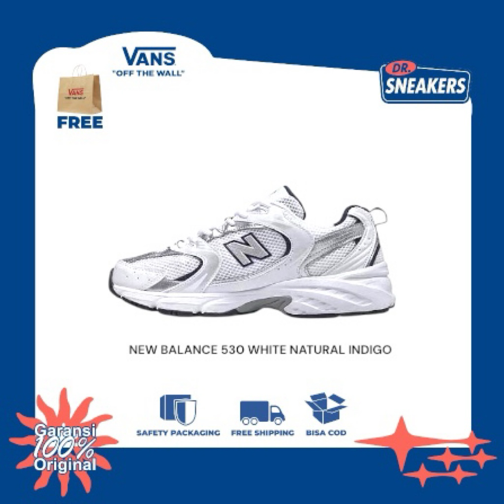 NEW BALANCE 530 WHITE NATURAL INDIGO