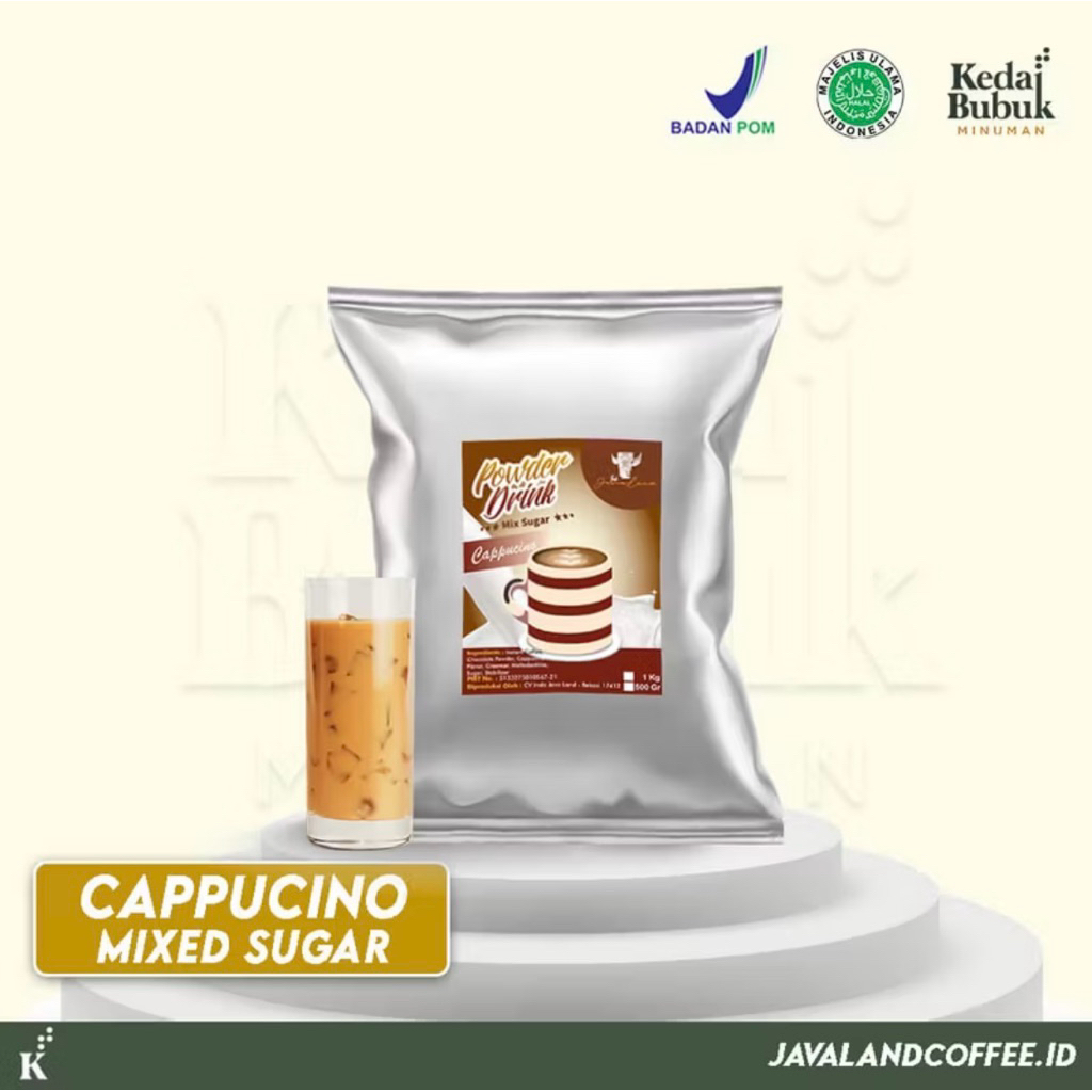 1Kg Cappucino Javaland Bubuk - Rasa Krim Susu Gurih untuk Minuman