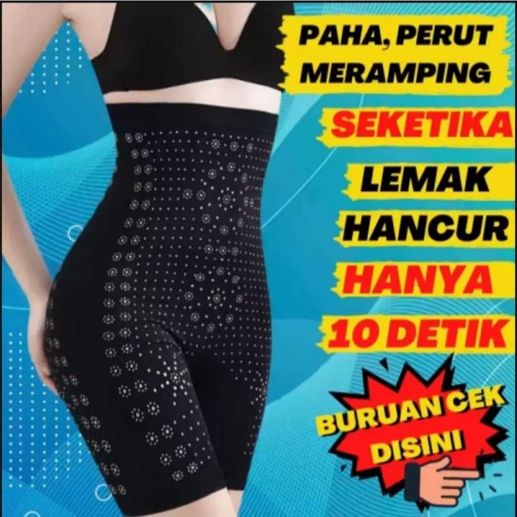Celana Korset Pria Wanita Unisex Peramping Perut Buncit Korset Celana Pendek Nyaman Dipakai Olahraga