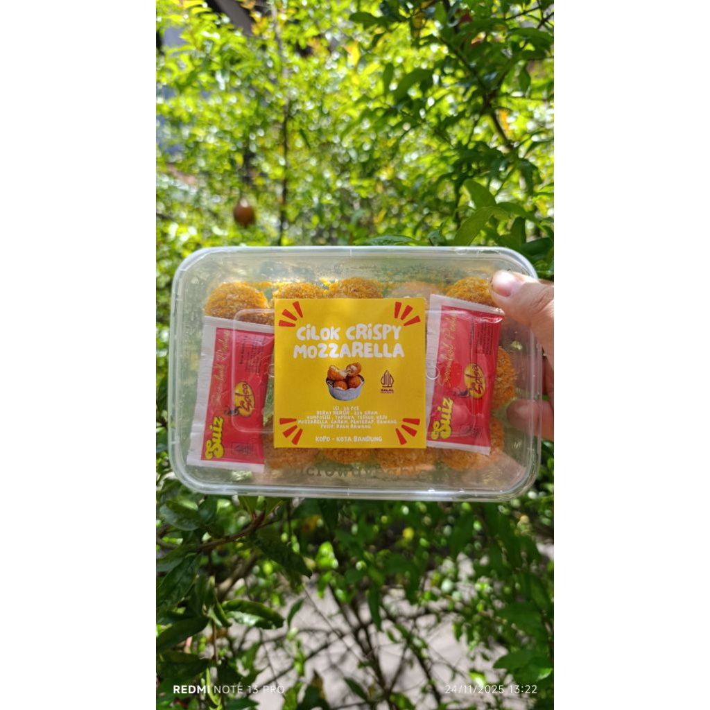 Cilok Crispy Mozarella Frozen Siap Goreng isi 16 pcs