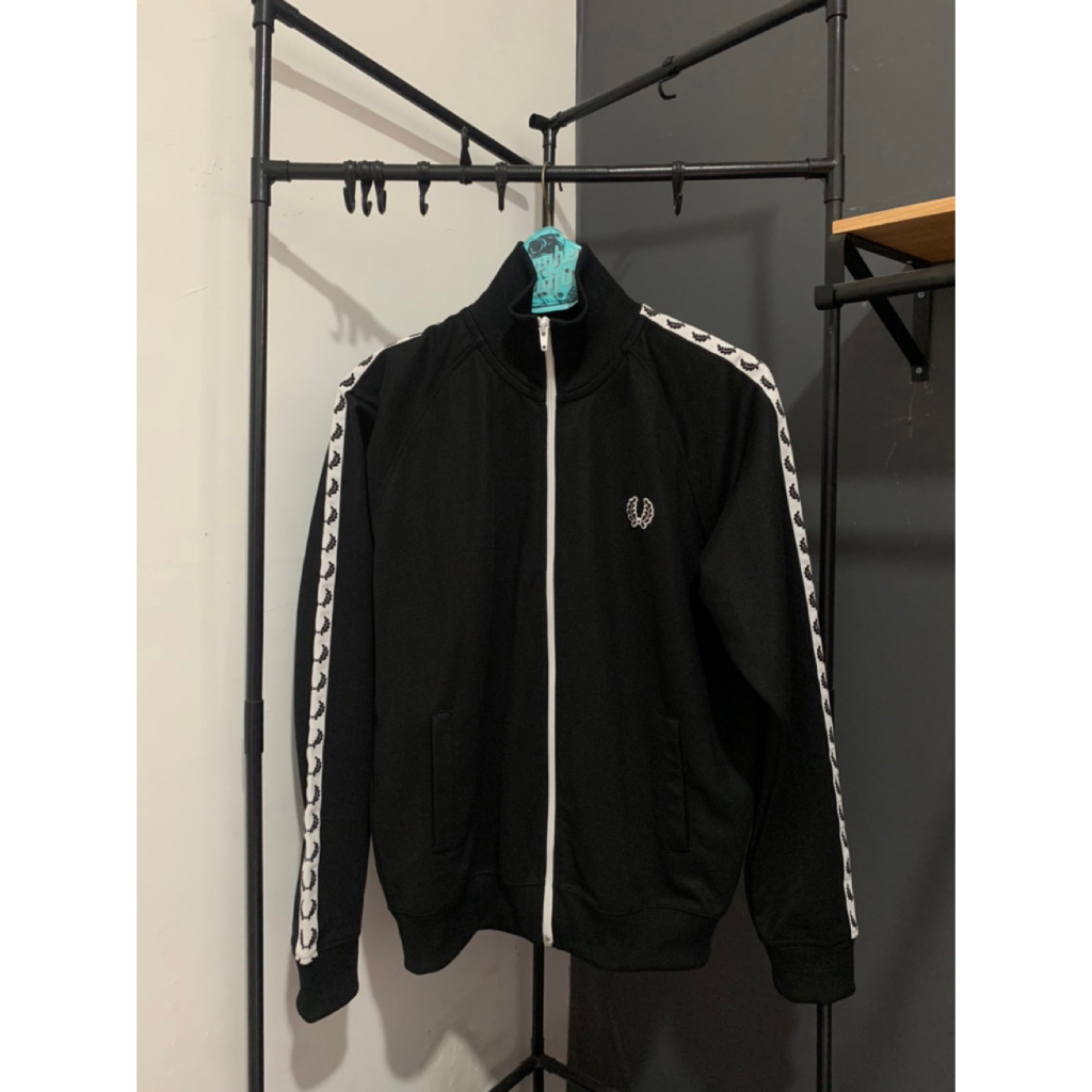 TRACKTOP FRED PERRY BLACK ORIGINAL 100%
