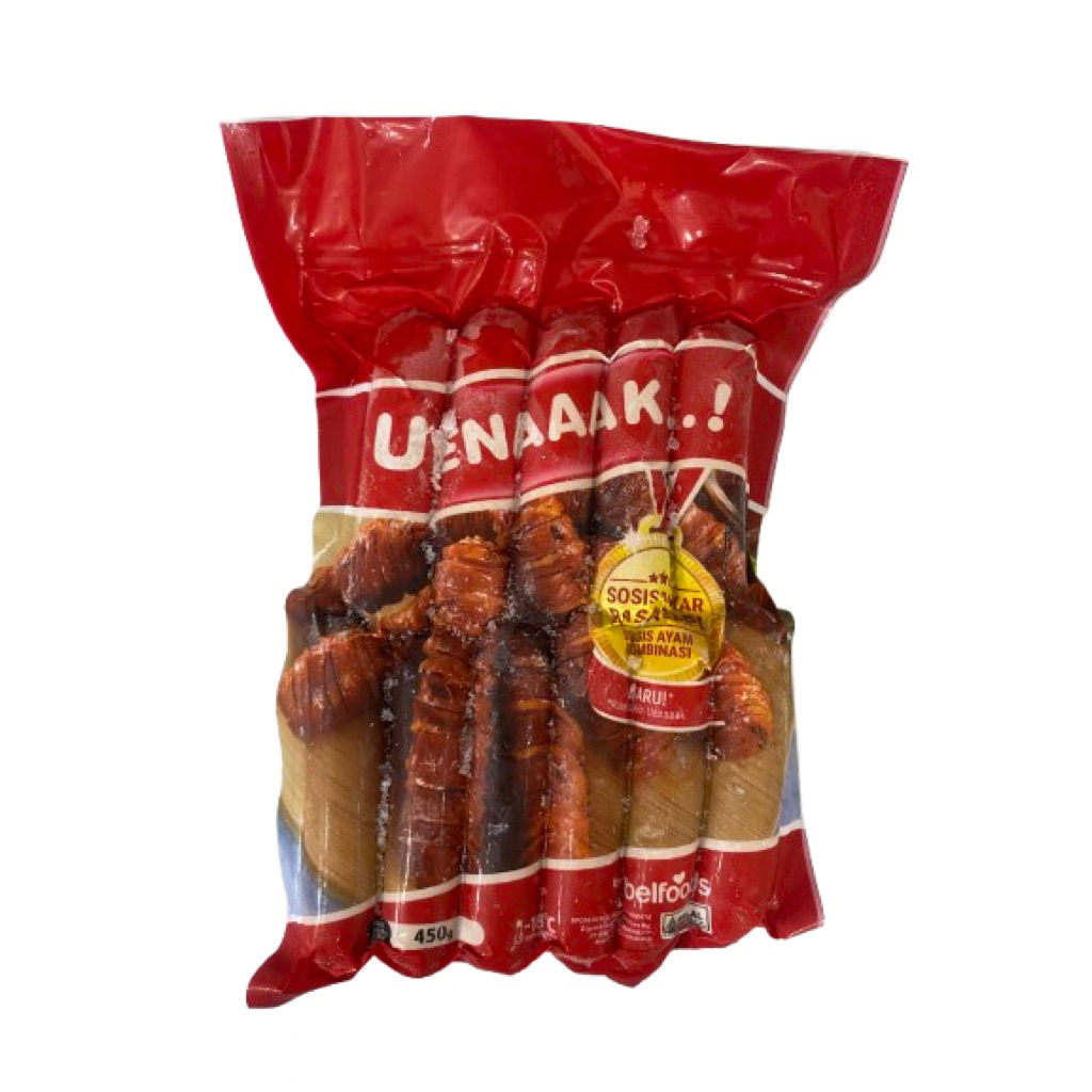 Belfoods Uenaak Sosis Sapi Bakar 450gr