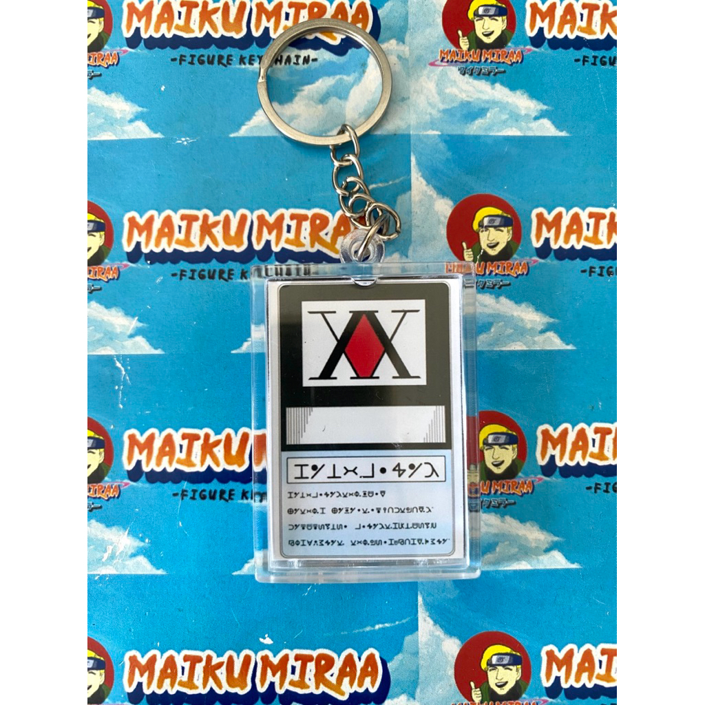 Gantungan Kunci Akrilik Hunter x Hunter License Card