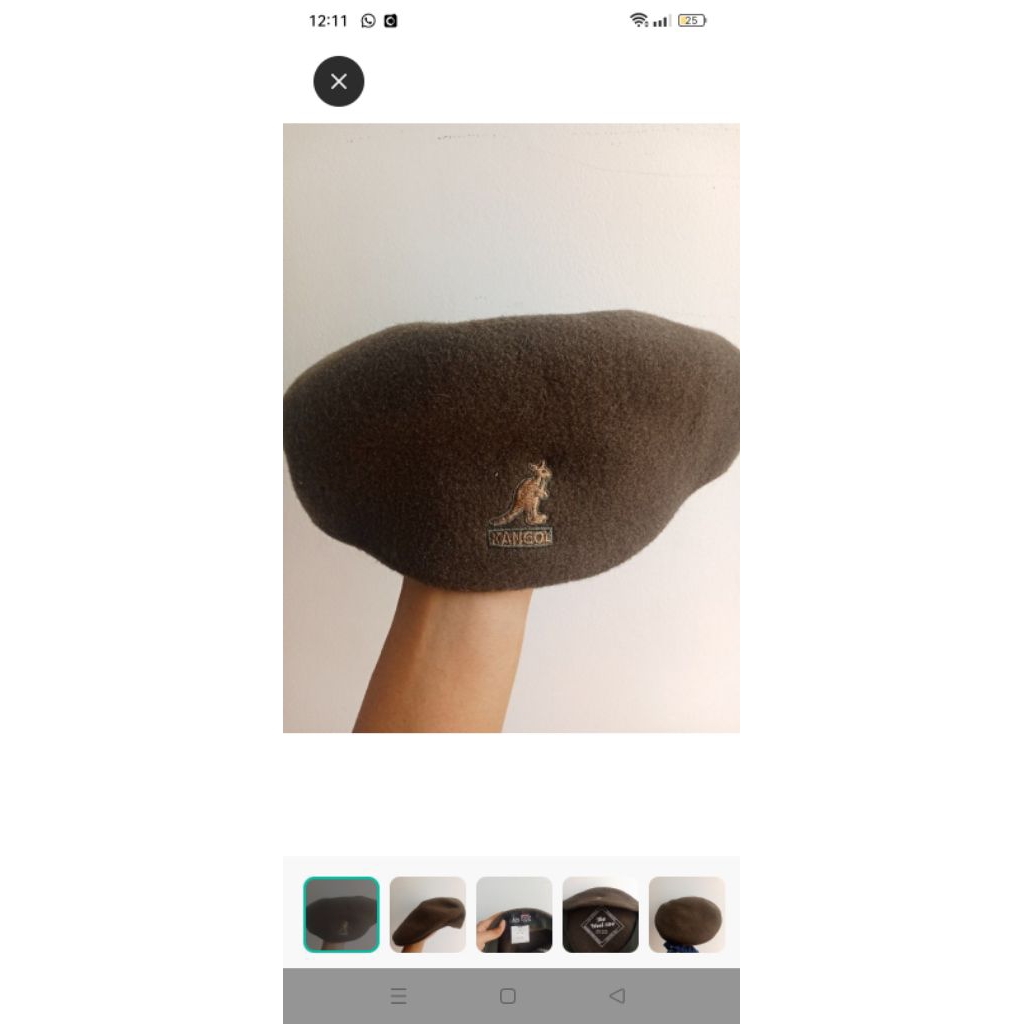 topi beret kangol