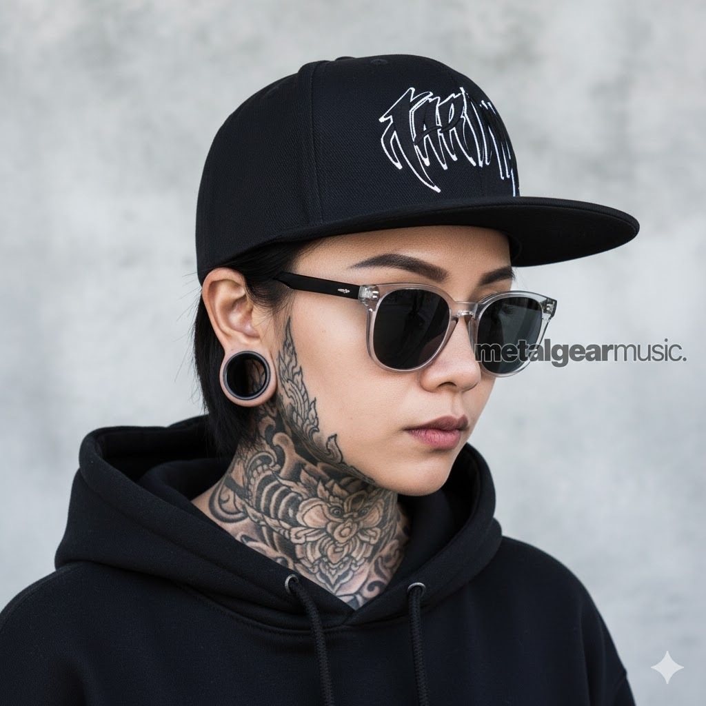 Taring - Logo Bw Cap / snapback / topi band metal original