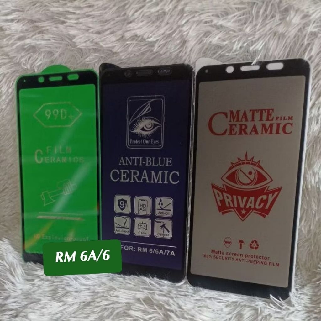 TG CERAMIC PRIPACY REDMI 6A/REDMI 6 TG CERAMIC PRIPACY ANTI GORES PELINDUNG LAYAR HP