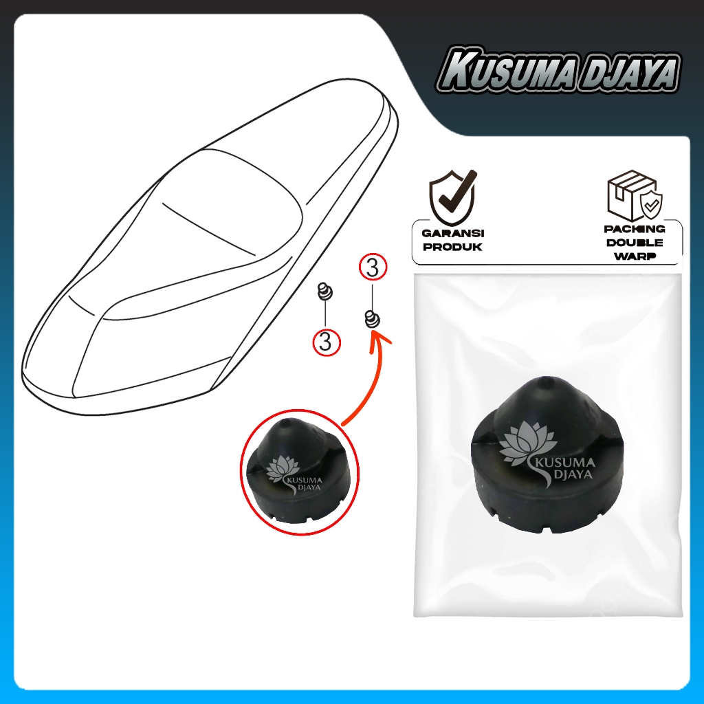 KARET JOK VARIO 125 - 150 FI ESP OLD NEW SATUAN