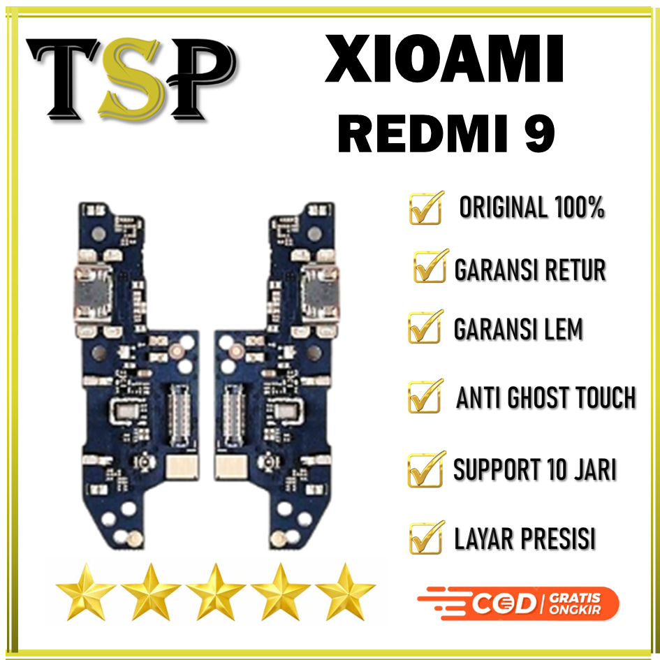 FLEXIBLE PAPAN CAS ORI CON T/C XIAOMI REDMI 9+CON H/F+MIC ORI ORIGINAL COPOTAN