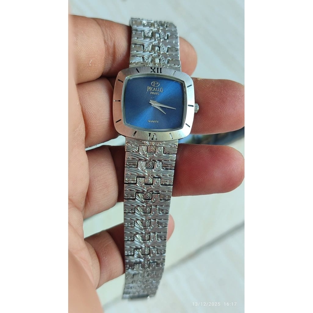 Jam tangan Picallo paris blue dial Full Original klasik
