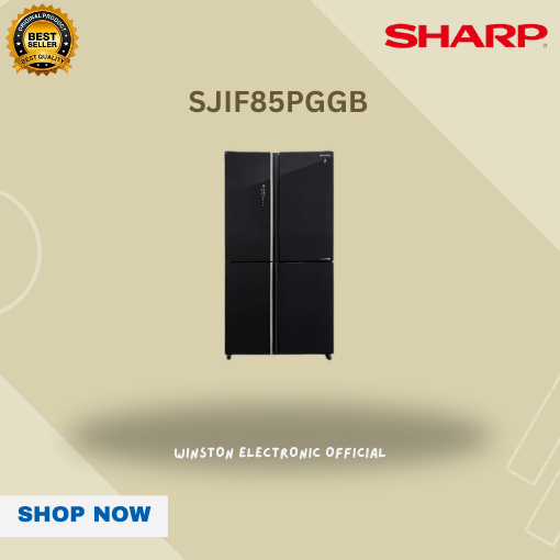 Kulkas Import Sharp SJ-IF85PG-GB 4 Pintu Inverter SJIF85PGGB