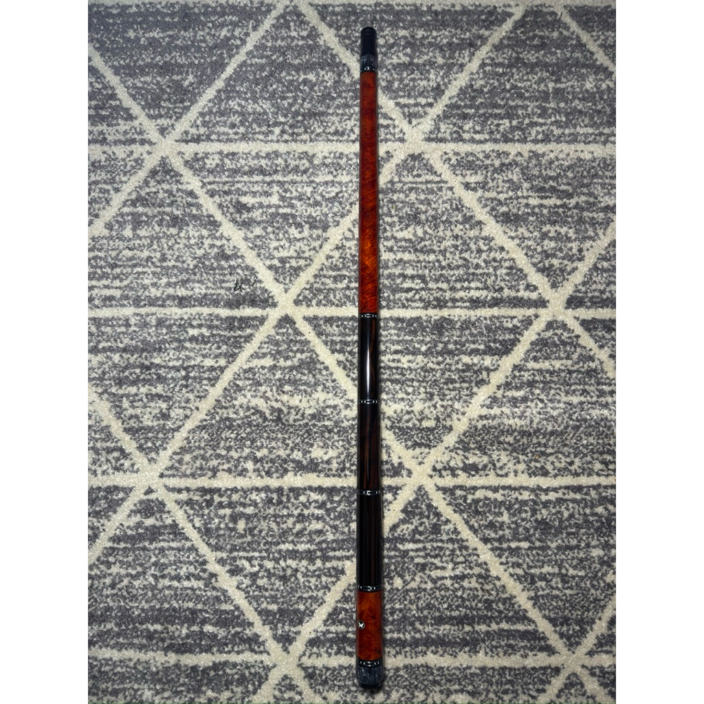 Butt Lotus kayu AMBOYNA & Ebony RADIAL