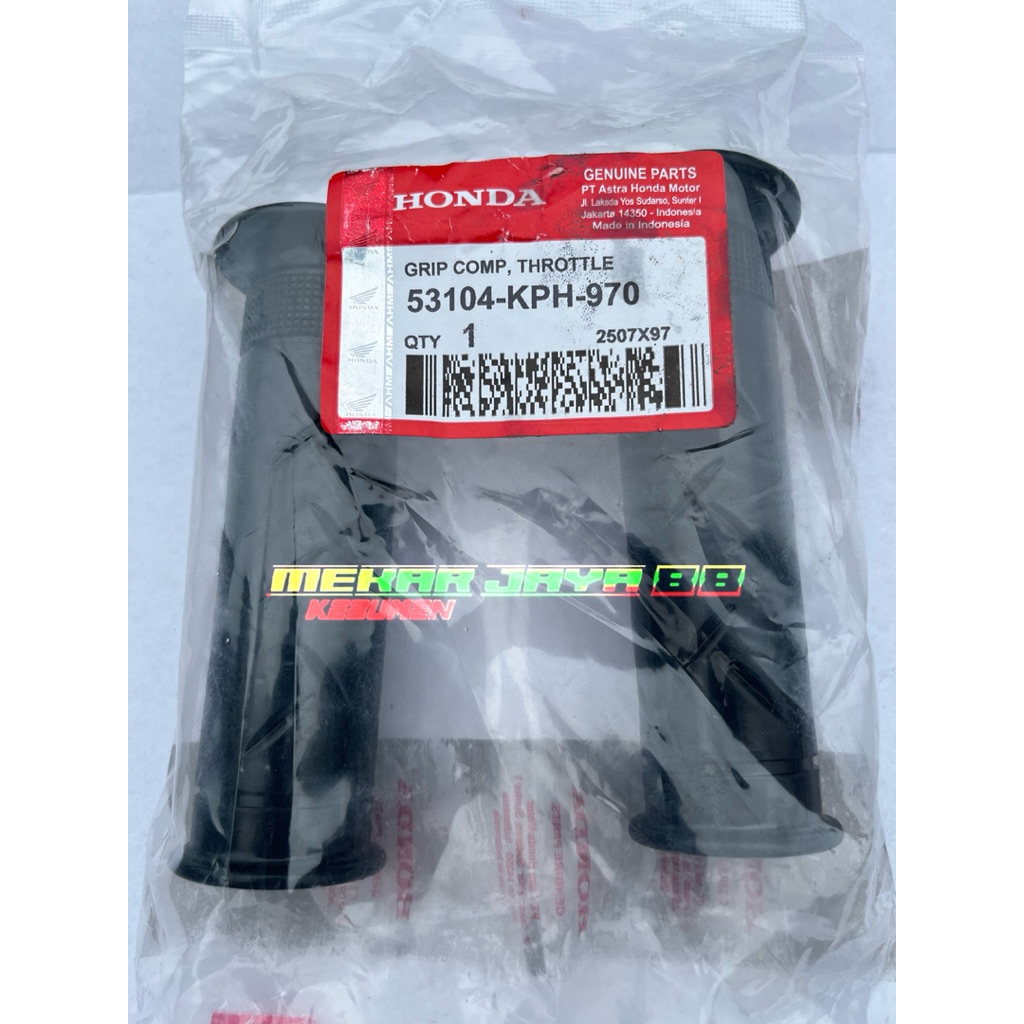 HANDGRIP Karet stang 53104-KPH-970 Handfat handgrib Supra x 125 Karisma Kirana