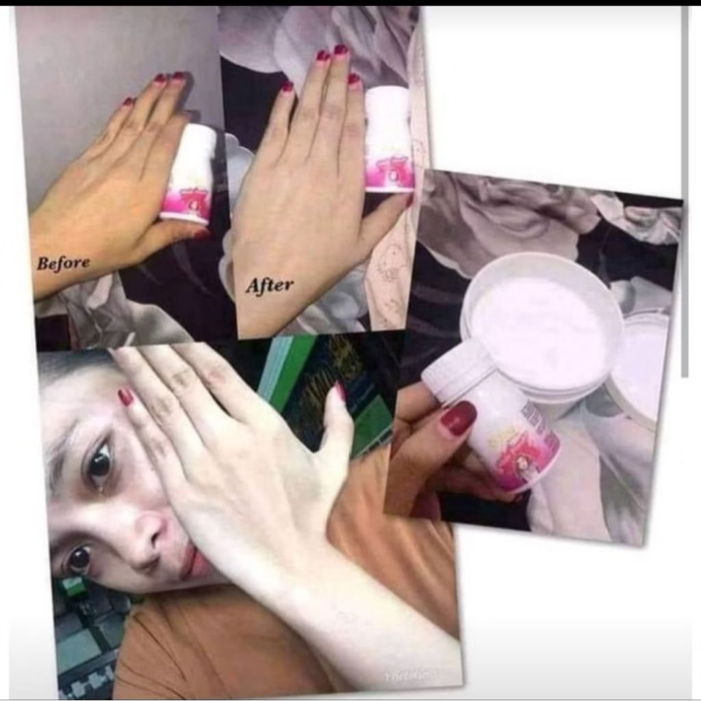 Dgstore"Bsi white powder bsi whitening powder original 100% bibit memutihkan cmpran lotion memudarka