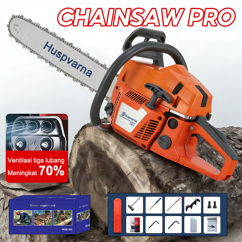 Mesin Gergaji Potong Kayu 70CC 20/22/24inch Gergaji Mesin Mini Chainsaw Original