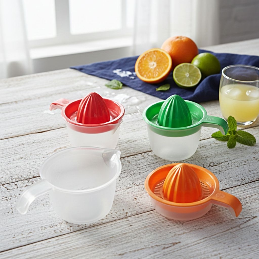 Alat perasan jeruk plastik