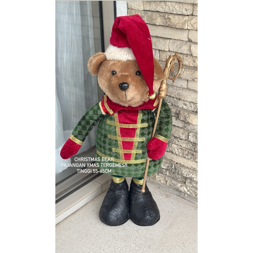 Teddy Xmas Doll / Pajangan Boneka Teddy Natal Christmas