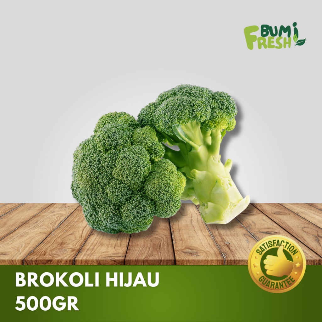 Brokoli Hijau 500gr Sayuran Segar Garut