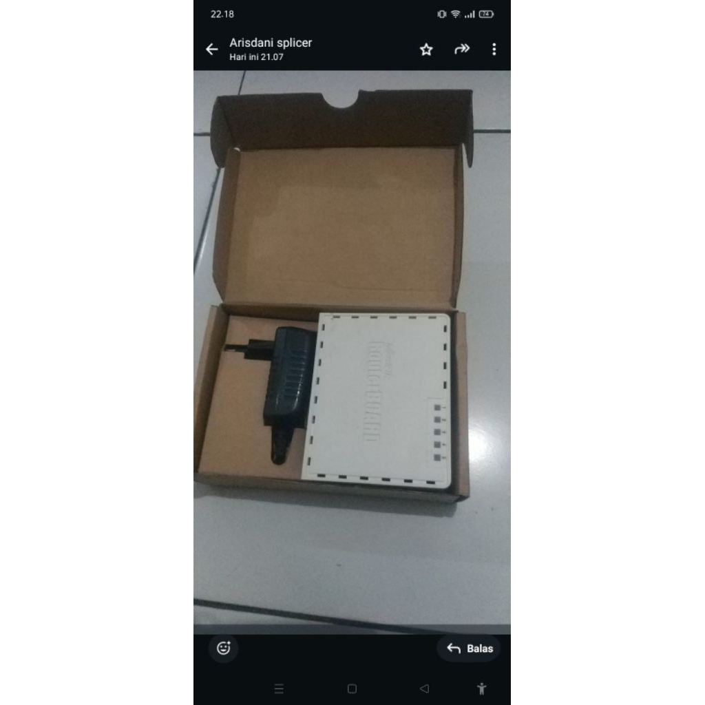 MIKRotik RB750GL masih baru
