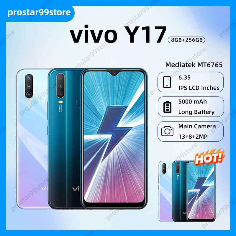 HP VIVO Smartphone Y17 RAM 8/256GB 4G  AI Triple Camera, Baterai 5000 mAh GARANSI 1 TAHUN