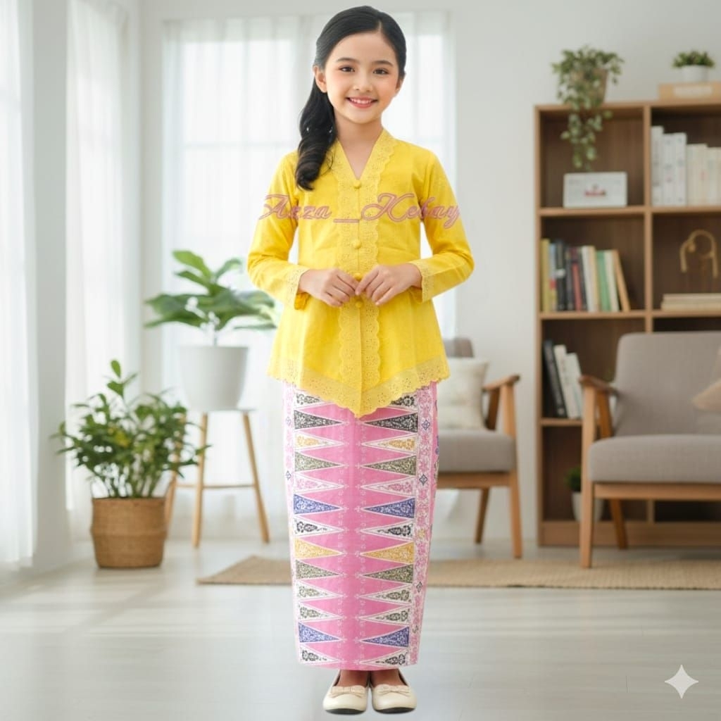SETELAN KEBAYA ENCIM RENDA ANAK // KEBAYA ENCIM POLOS ANAK // KEBAYA NONE ANAK // KEBAYA ENCIM ANAK