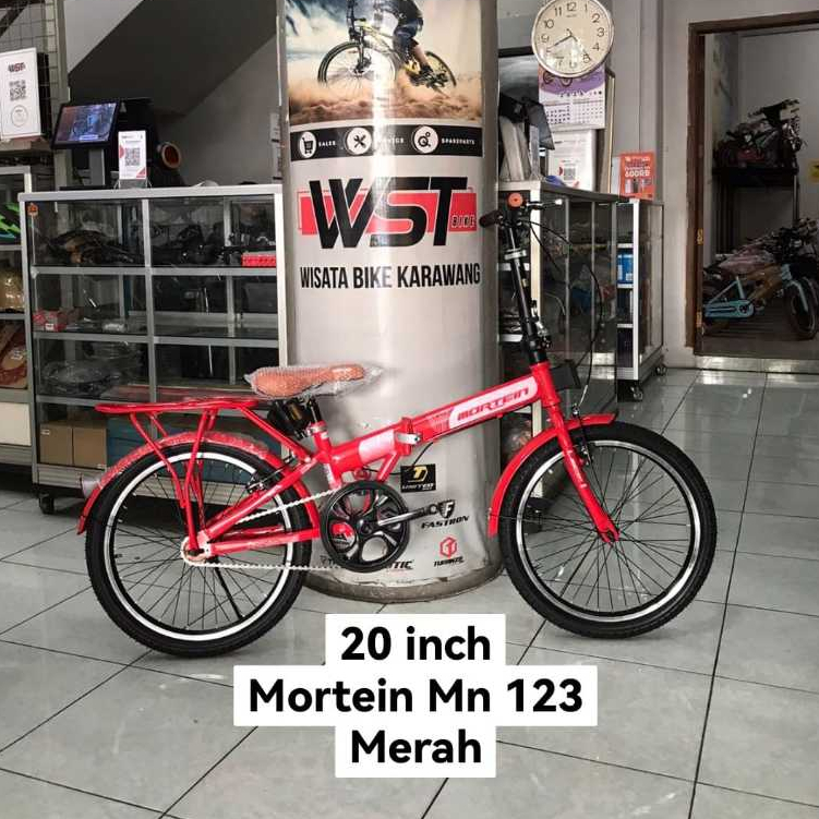 SEPEDA LIPAT 16 20 MORTEIN MN 123 NEW MODEL TERBARU