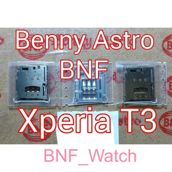 Konektor Sim - Sony Xperia T3 - D5102 - D5103.