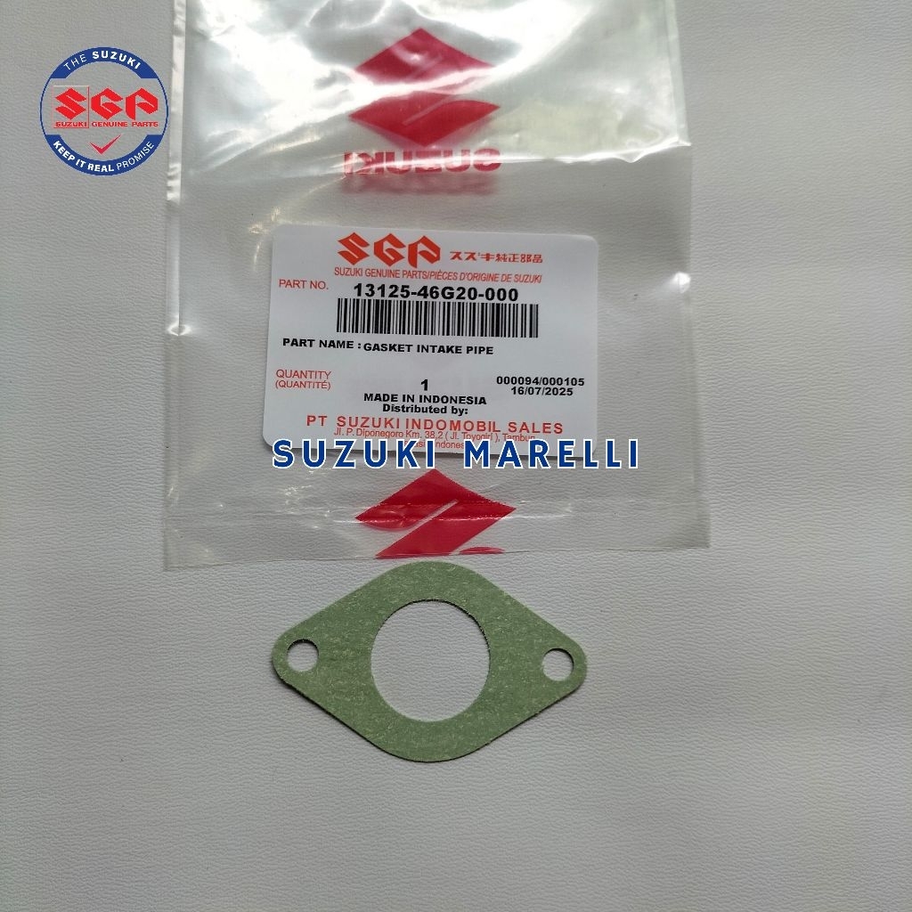 PAKING INTAKE SPIN 125 PAKING INTAKE MANIPOL SUZUKI SPIN 125 ORIGINAL SGP 13125-46G20-000