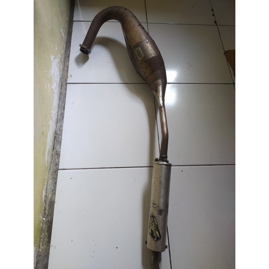 knalpot racing ninja r/rr, merk jrm original