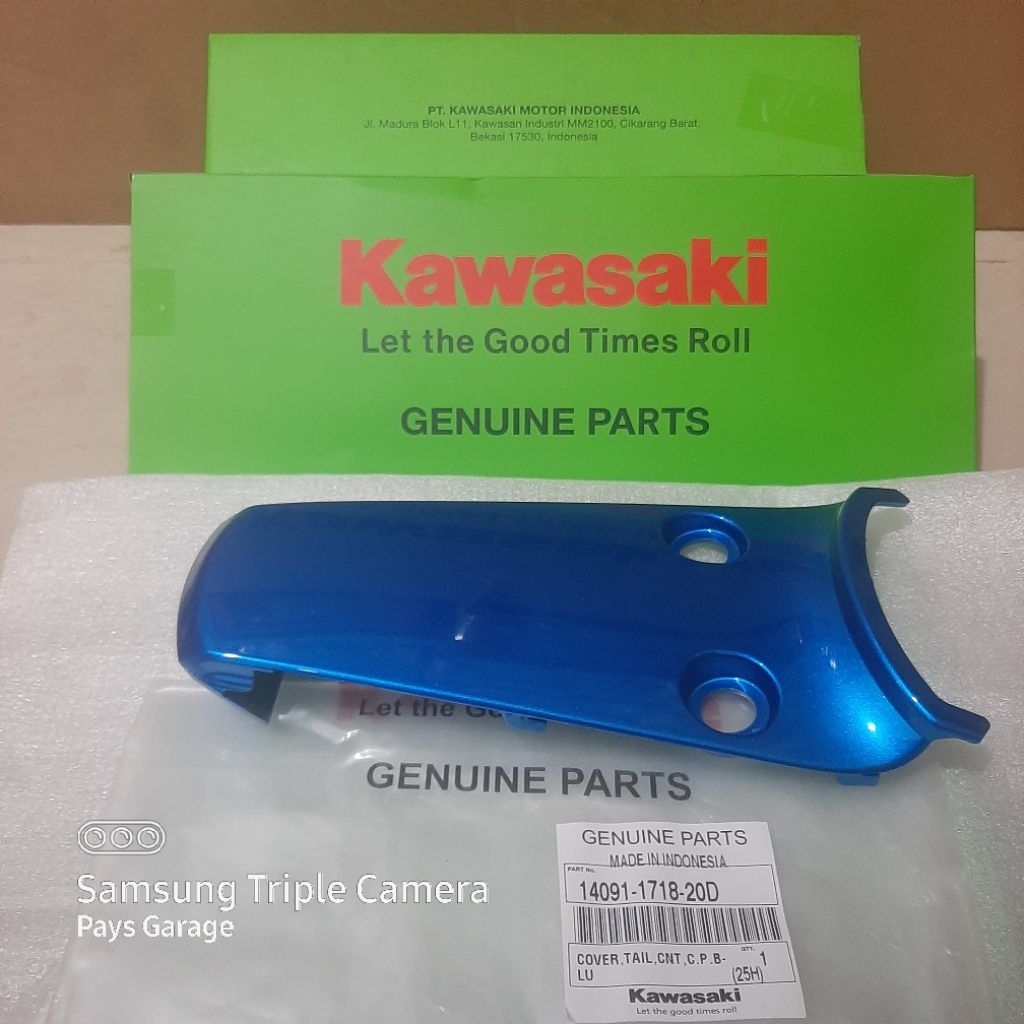 cover tail kawasaki Athlete 125 / Ax125 Biru