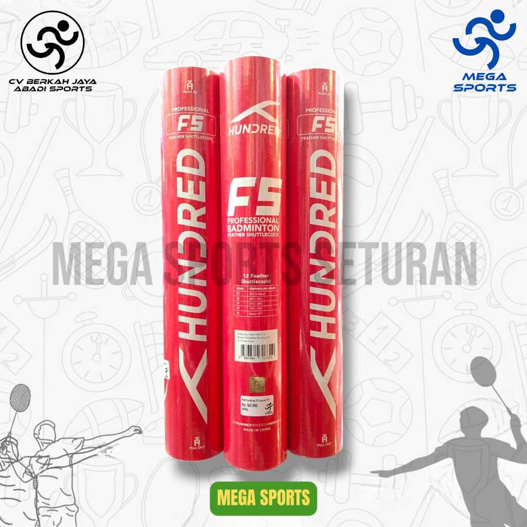 SHUTTLECOCK HUNDRED F5 Feather Shuttlecock